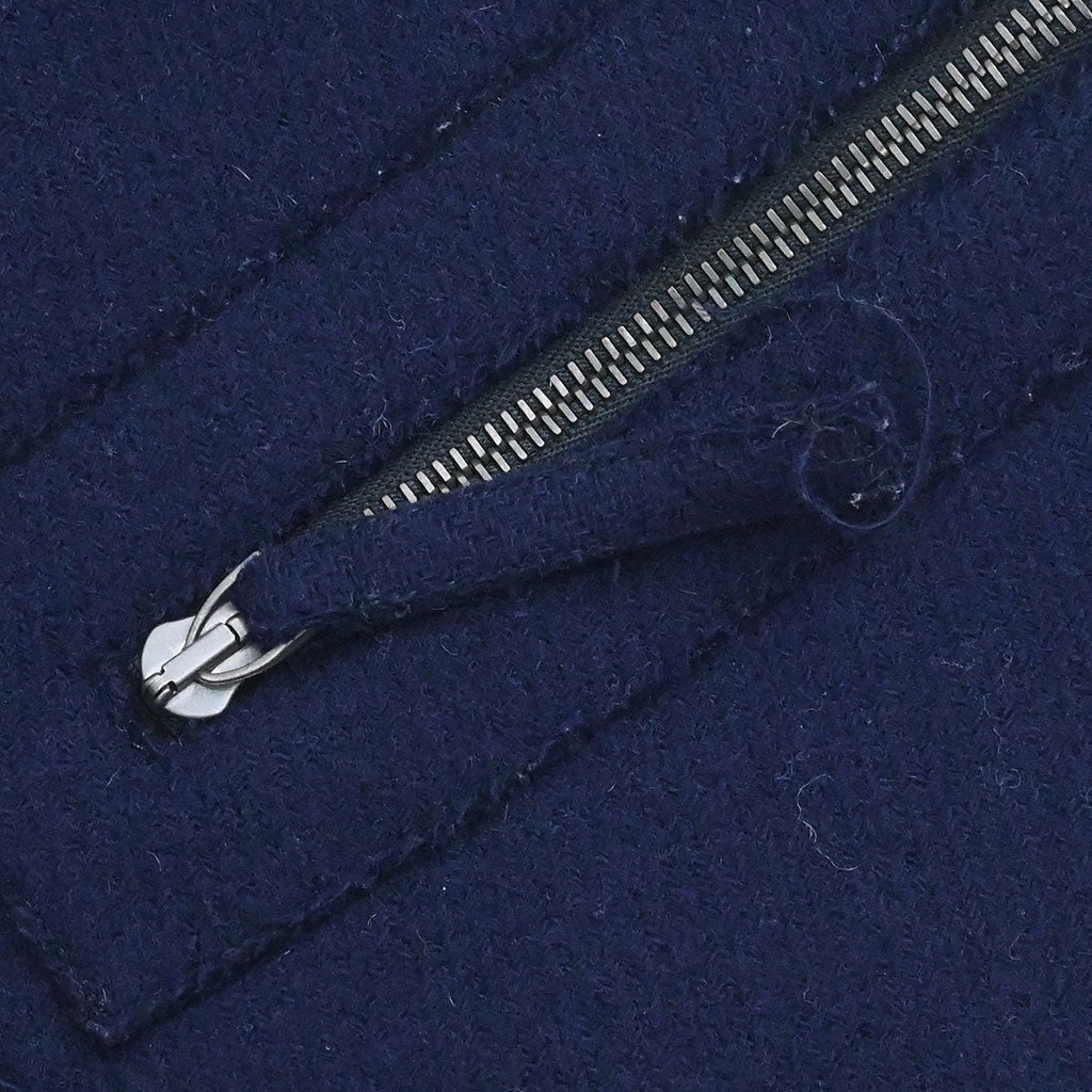 Chanel 2011-2012 Zip Up Sleeveless Jacket Vest Navy #38