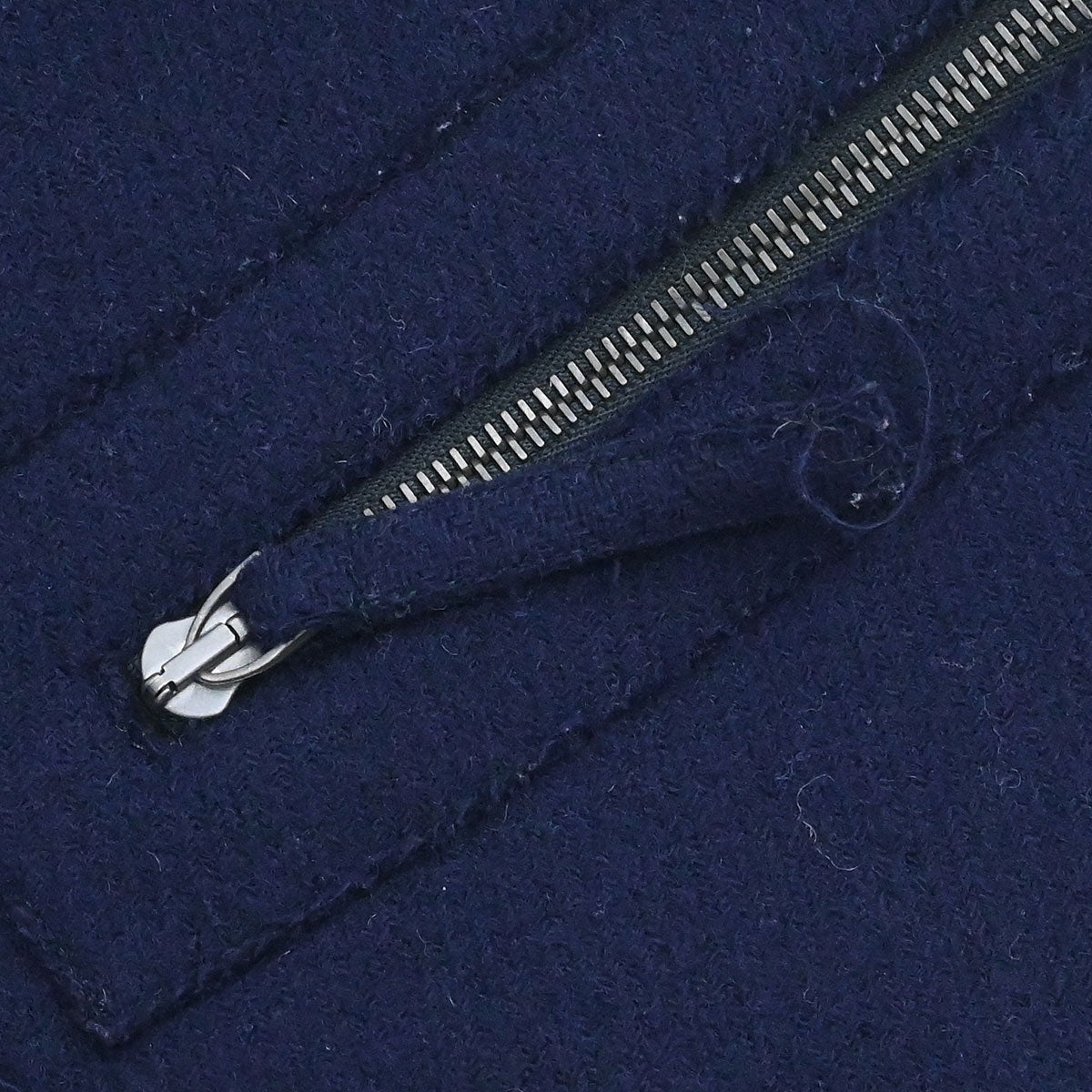 Chanel 2011-2012 Zip Up Sleeveless Jacket Vest Navy #38