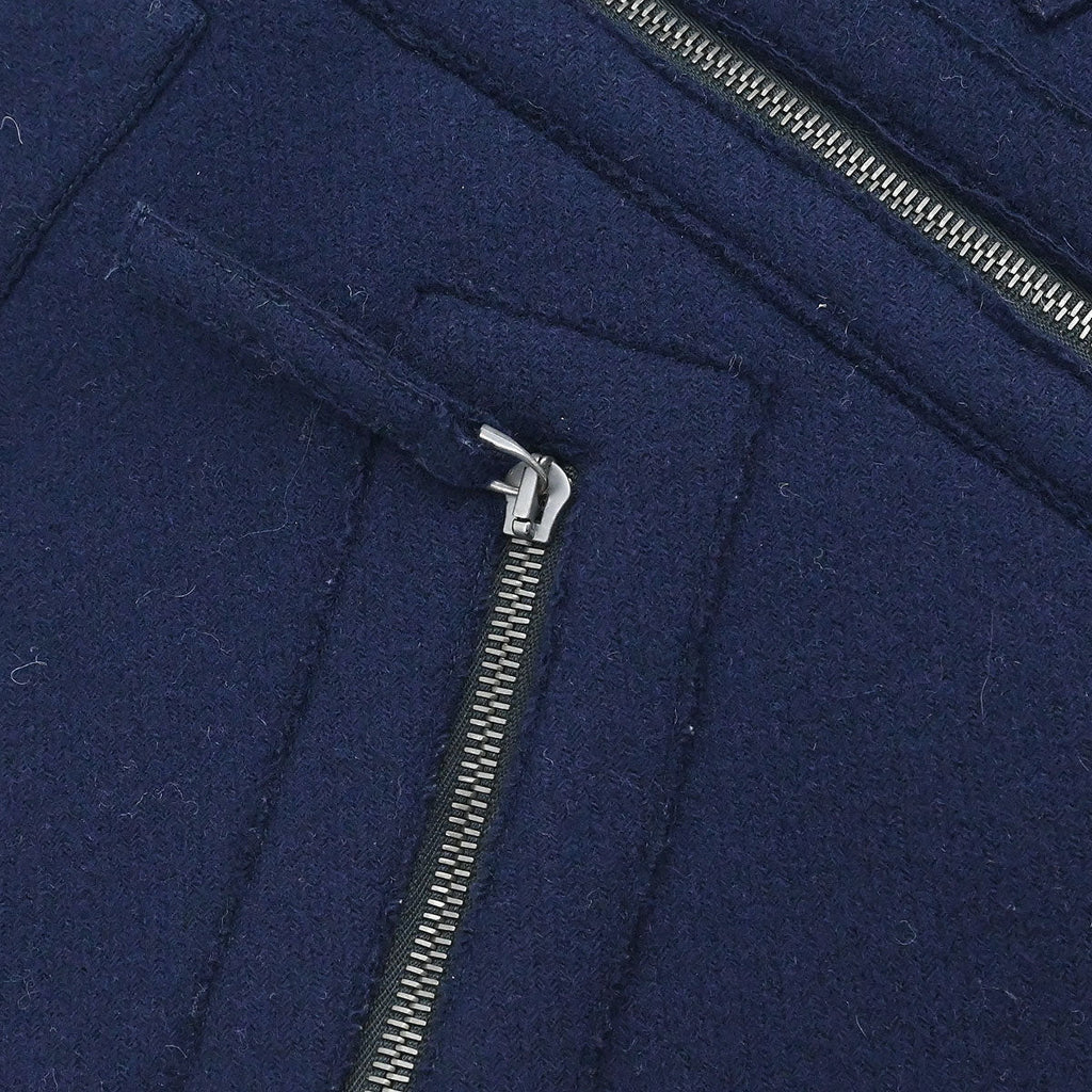 Chanel 2011-2012 Zip Up Sleeveless Jacket Vest Navy #38
