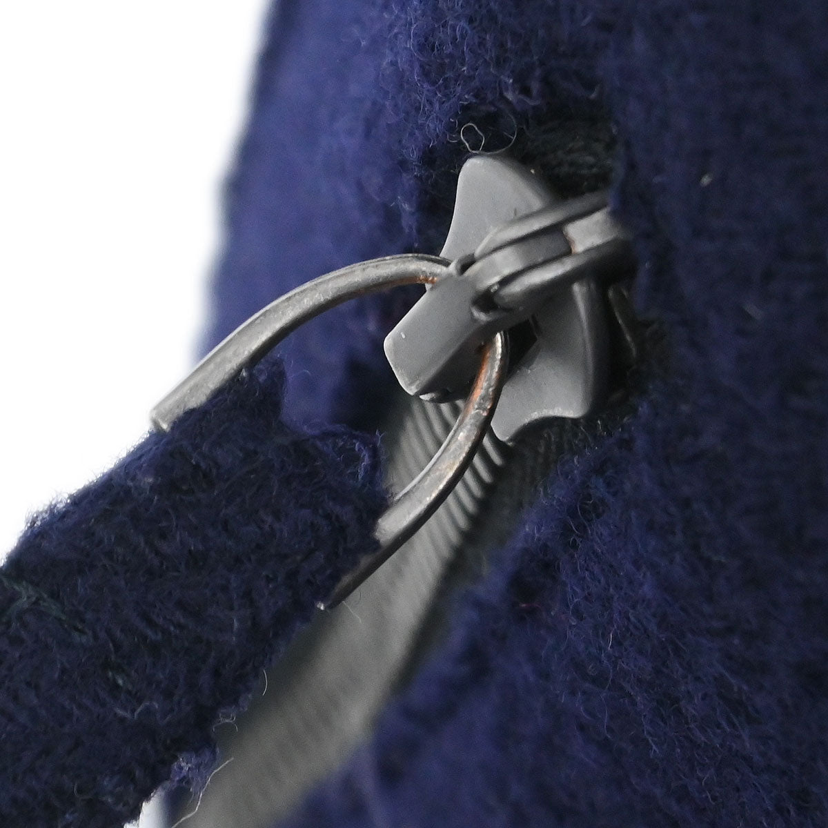 Chanel 2011-2012 Zip Up Sleeveless Jacket Vest Navy #38