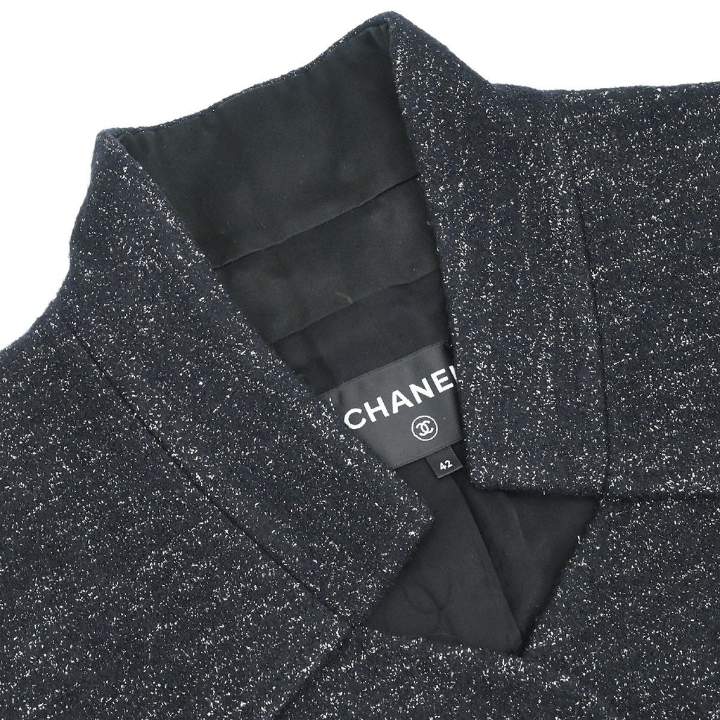 Chanel 2018 Single Breasted Jacket Black #42