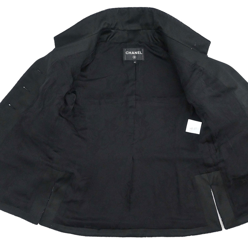 Chanel 2018 Single Breasted Jacket Black #42