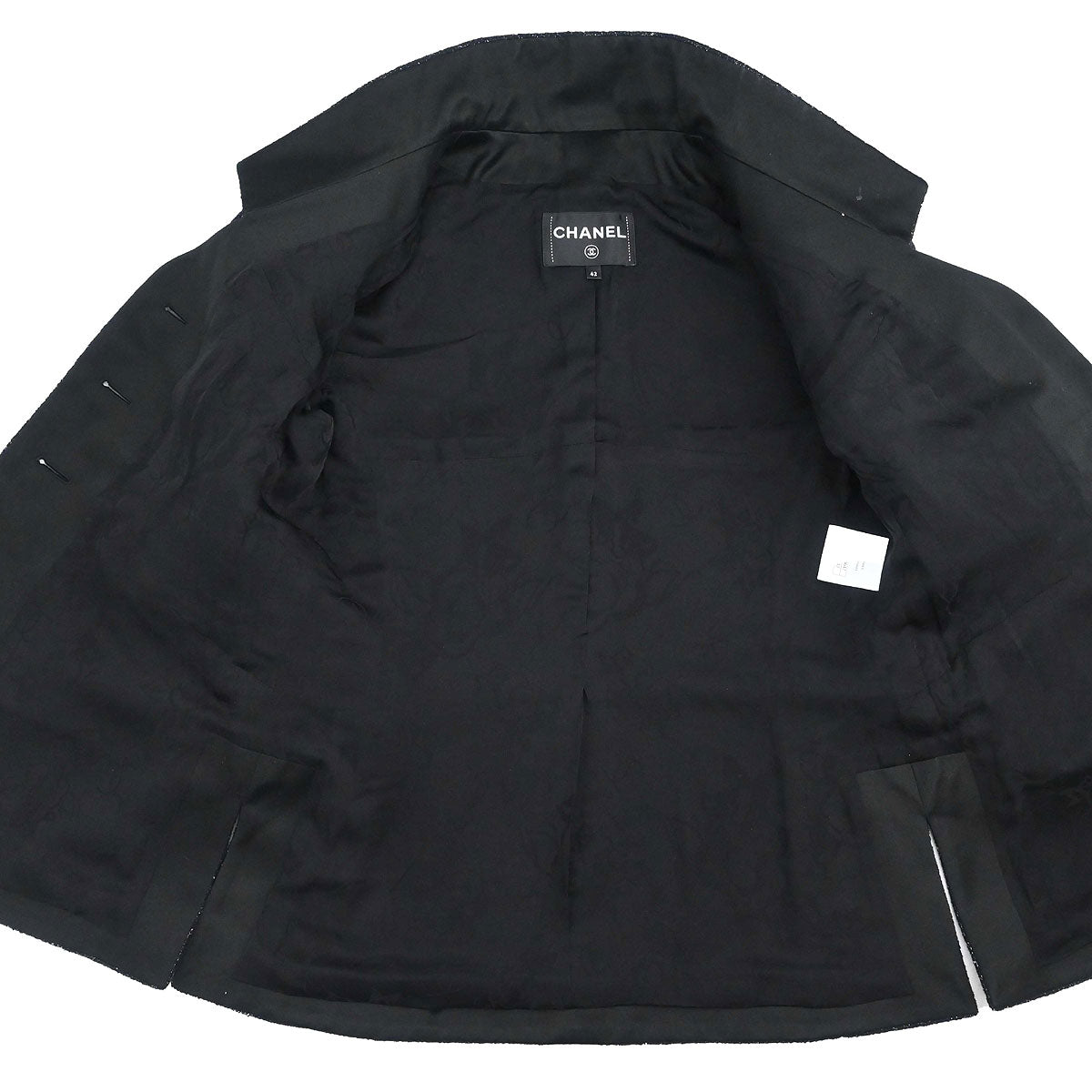 Chanel 2018 Single Breasted Jacket Black #42