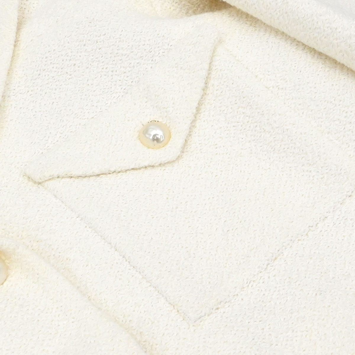 Chanel 2012 Single Breasted Jacket White #42