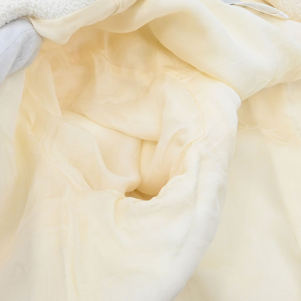Chanel 2012 Single Breasted Jacket White #42