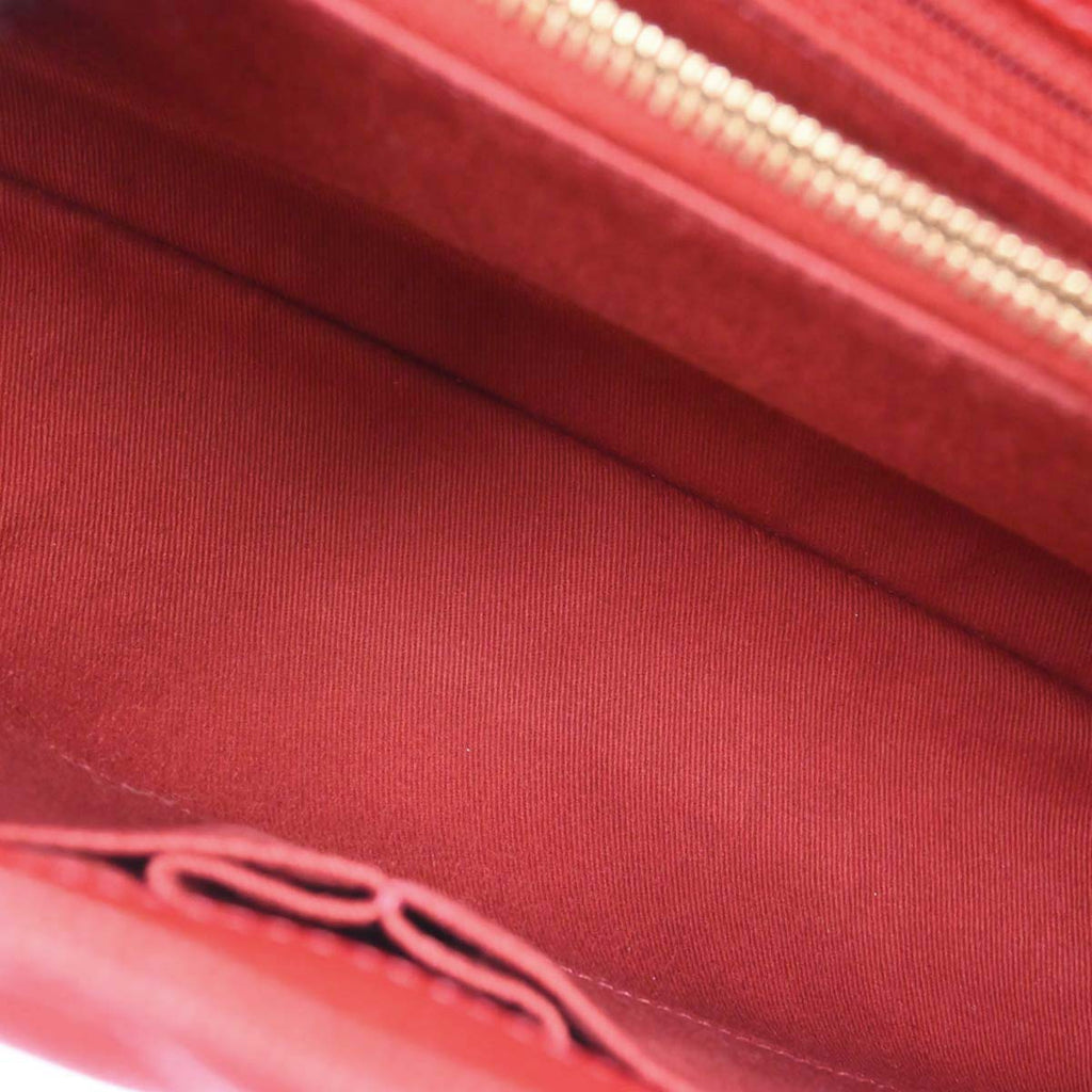 Chanel Red Caviar Coco Handle 2way Shoulder Handbag