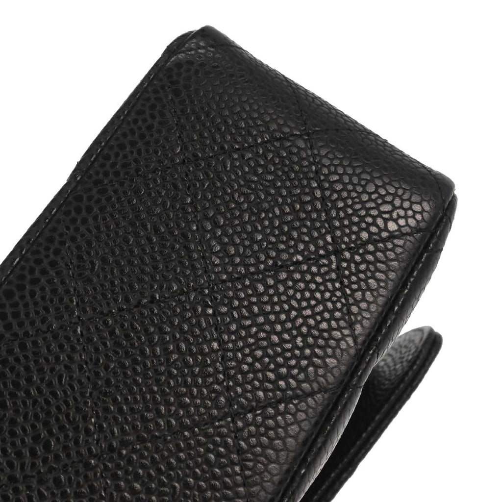Chanel Black Caviar Medium Classic Double Flap Shoulder Bag