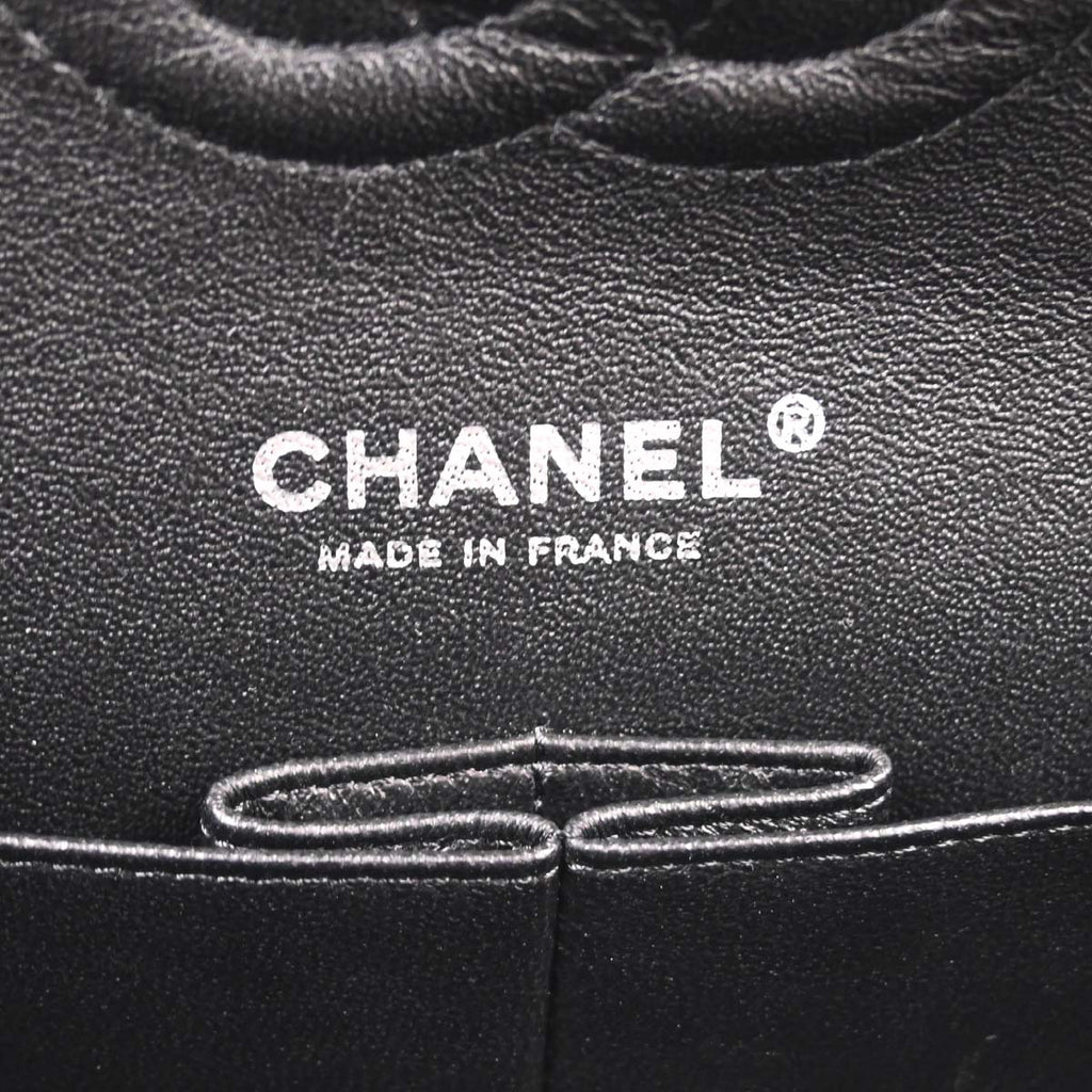 Chanel Black Caviar Medium Classic Double Flap Shoulder Bag
