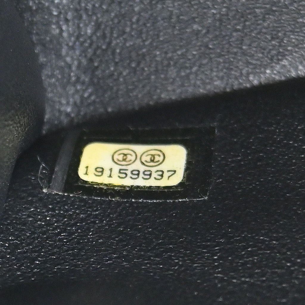 Chanel 2014 Black Lambskin Valentine Charm Flap Shoulder Bag