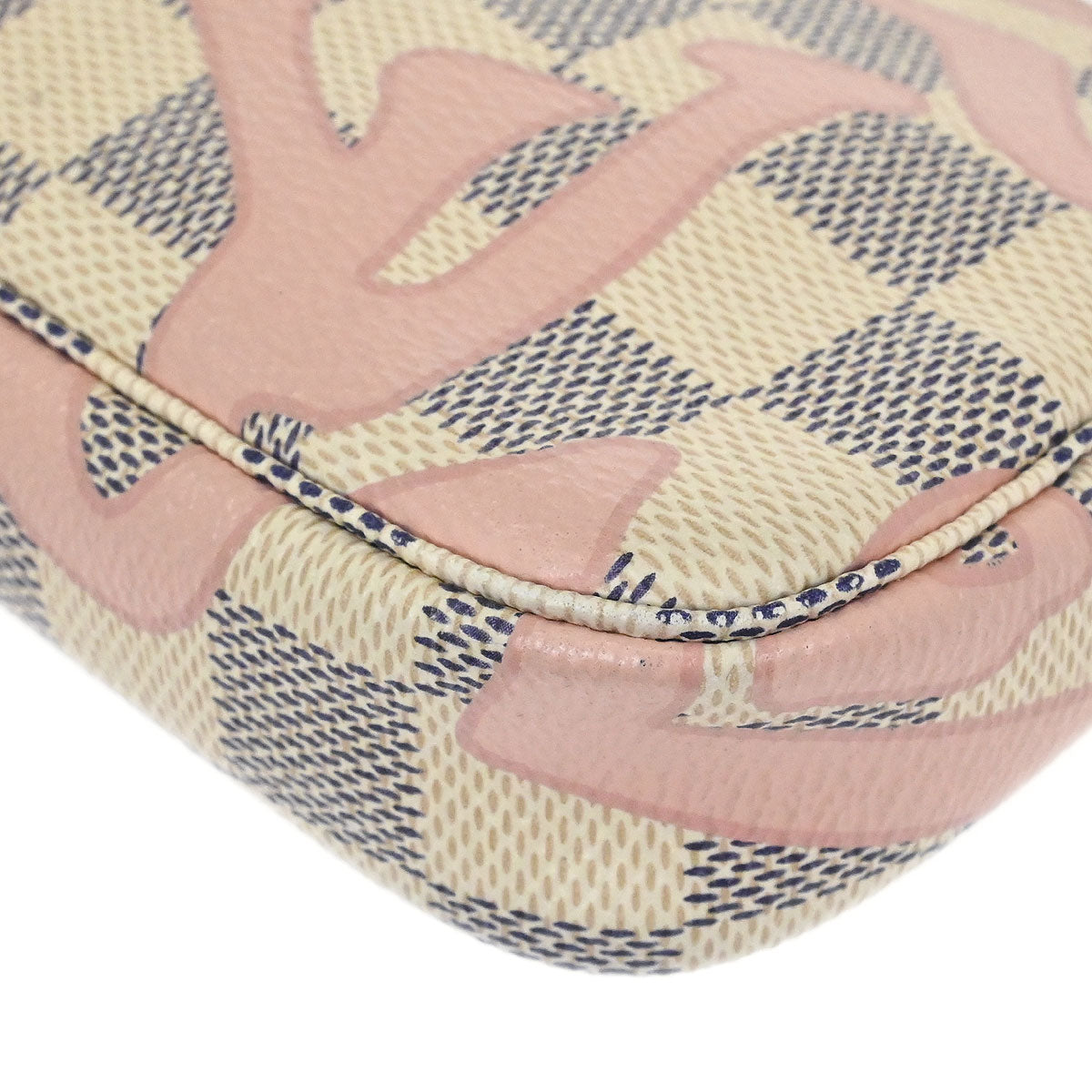 Louis Vuitton Damier Azur Tahiti Mini Pochette Accessoires N60051