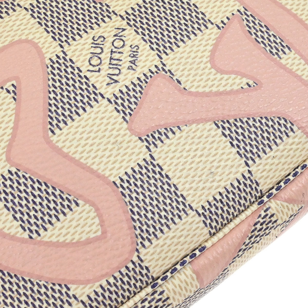 Louis Vuitton Damier Azur Tahiti Mini Pochette Accessoires N60051