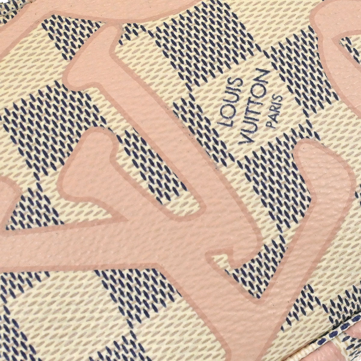 Louis Vuitton Damier Azur Tahiti Mini Pochette Accessoires N60051
