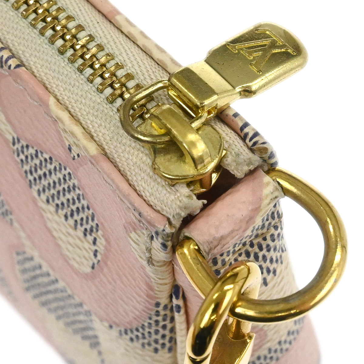 Louis Vuitton Damier Azur Tahiti Mini Pochette Accessoires N60051