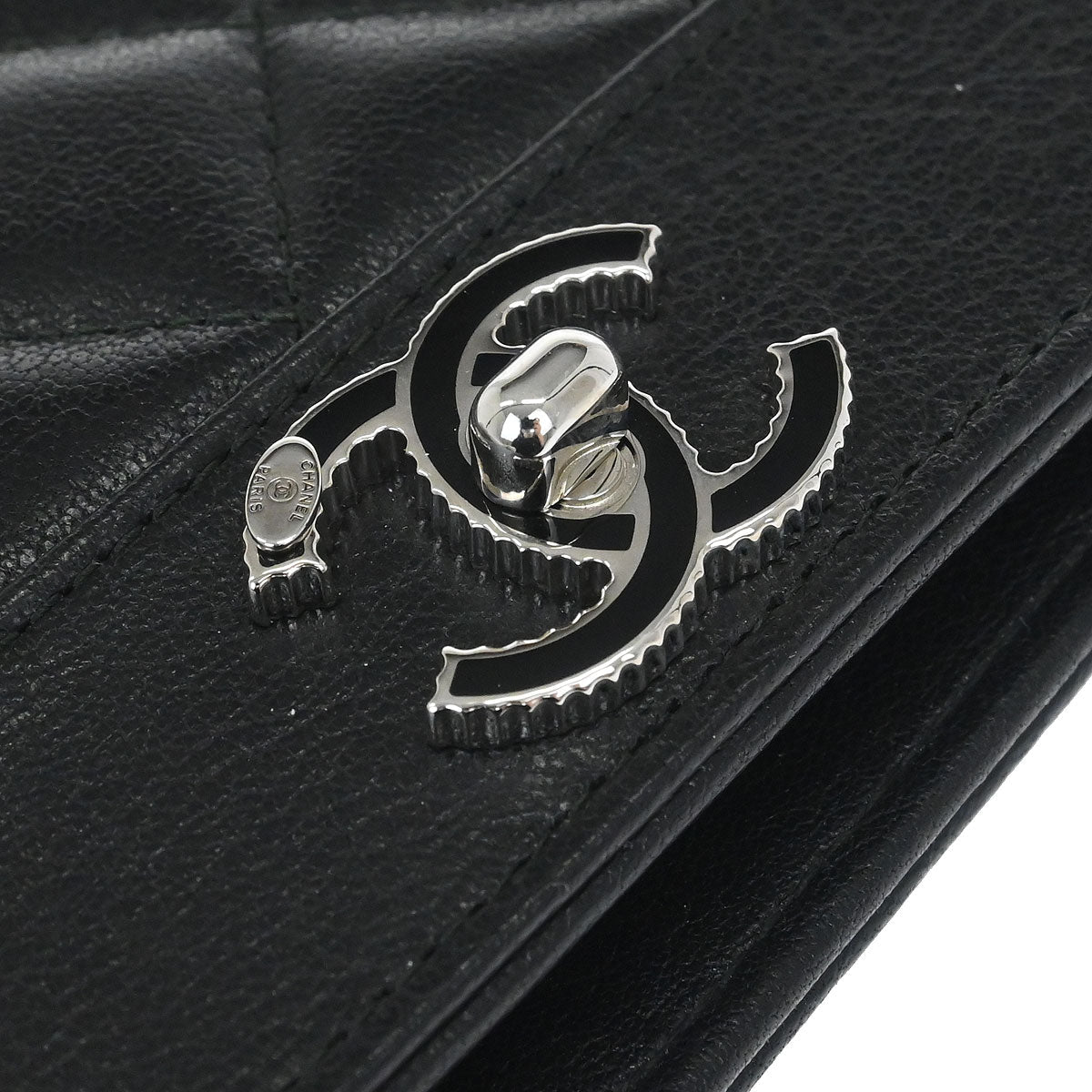Chanel Black Calfskin Wallet