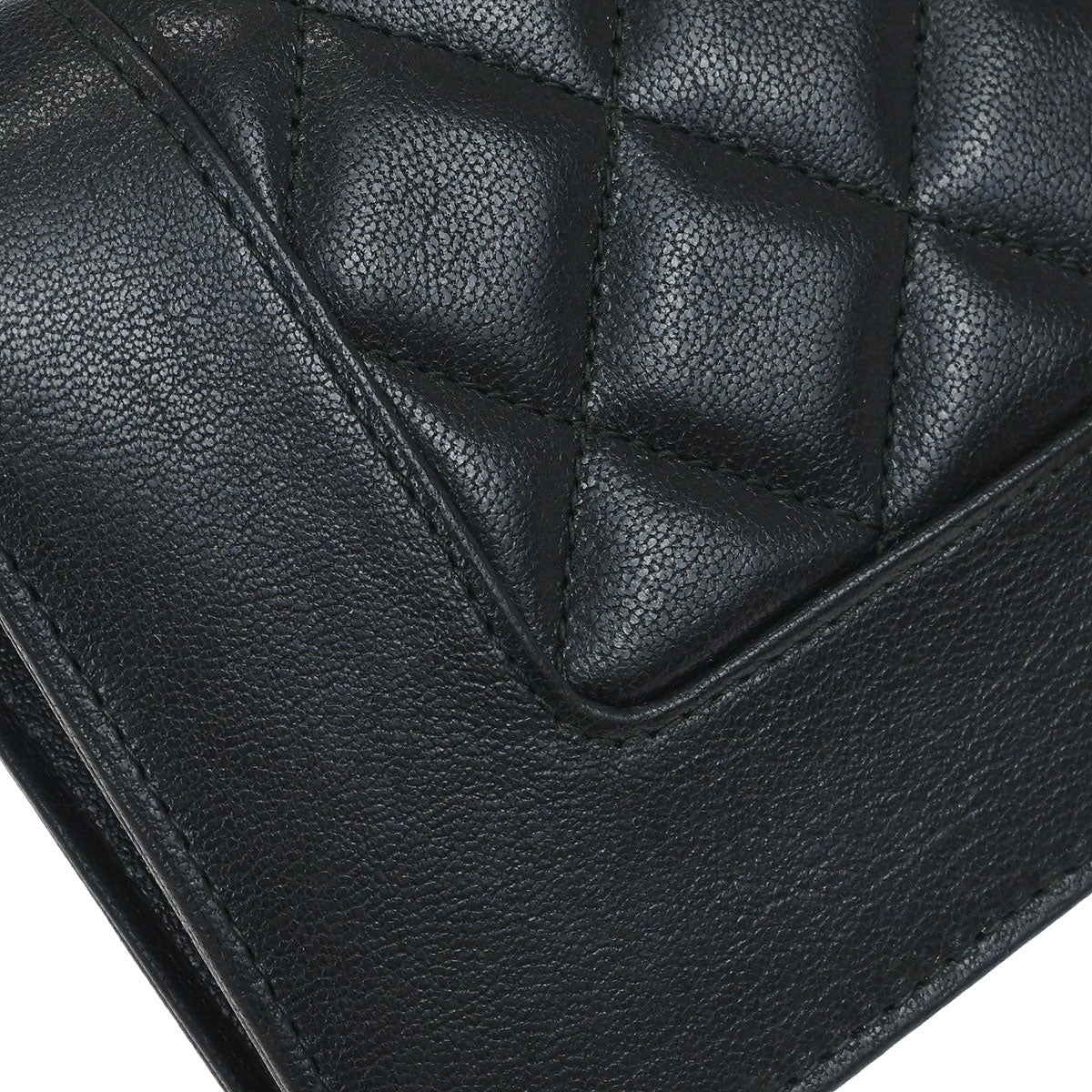 Chanel Black Calfskin Wallet