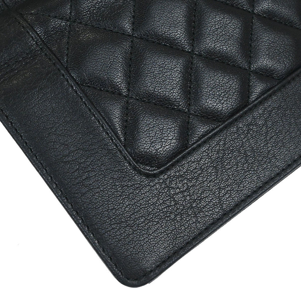 Chanel Black Calfskin Wallet