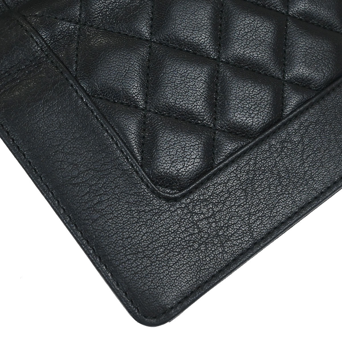 Chanel Black Calfskin Wallet