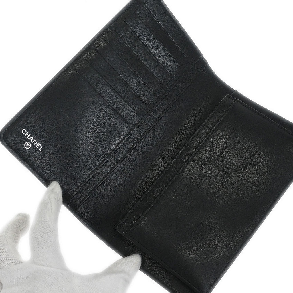 Chanel Black Calfskin Wallet