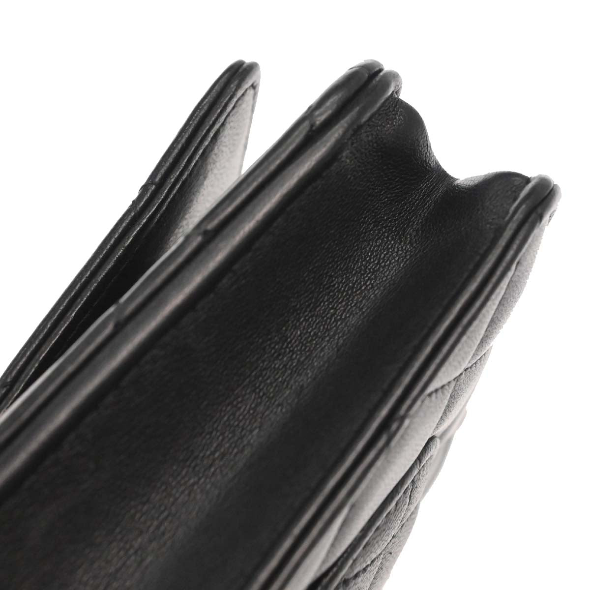 Chanel Black Lambskin Classic WOC Wallet on Chain Bag