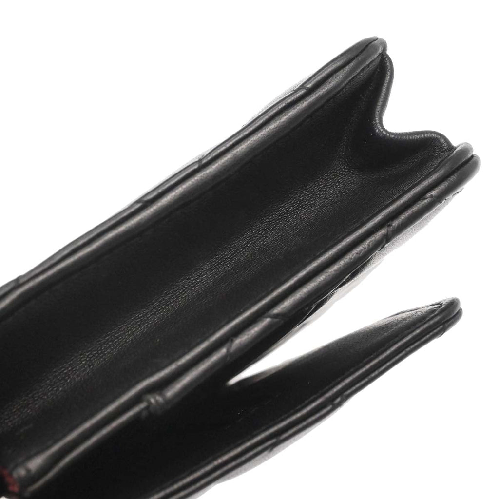 Chanel Black Lambskin Classic WOC Wallet on Chain Bag