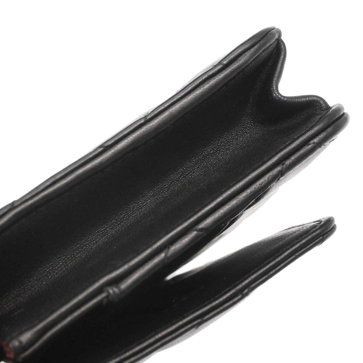 Chanel Black Lambskin Classic WOC Wallet on Chain Bag