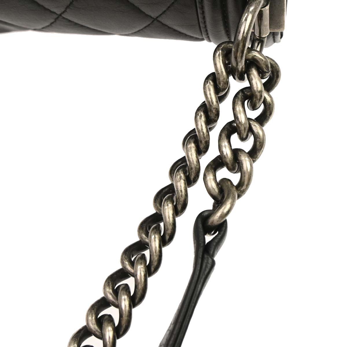 Boy Chanel Black Lambskin Medium Shoulder Bag