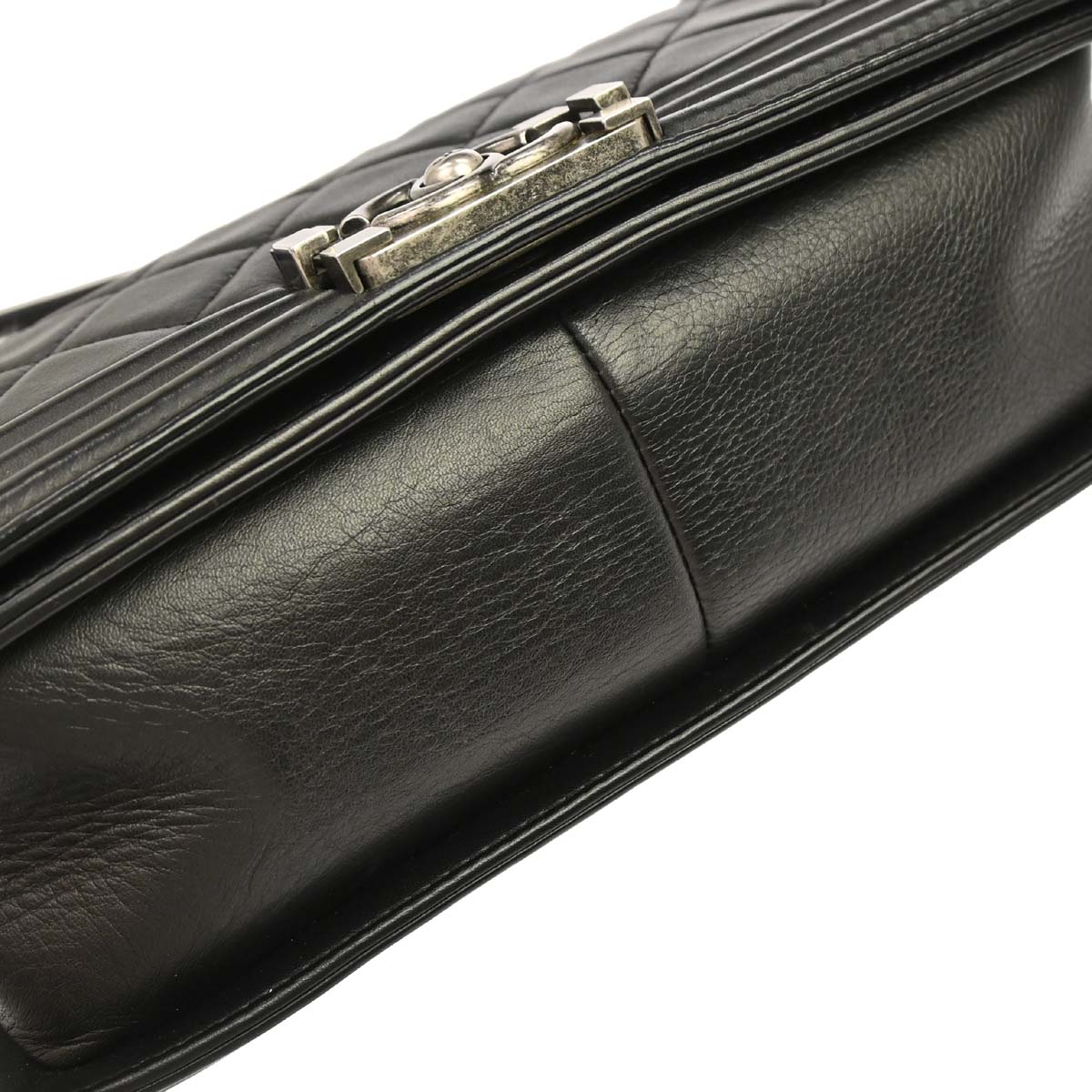 Boy Chanel Black Lambskin Medium Shoulder Bag