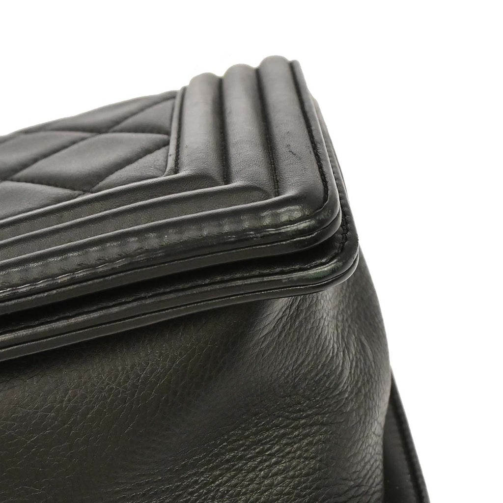 Boy Chanel Black Lambskin Medium Shoulder Bag