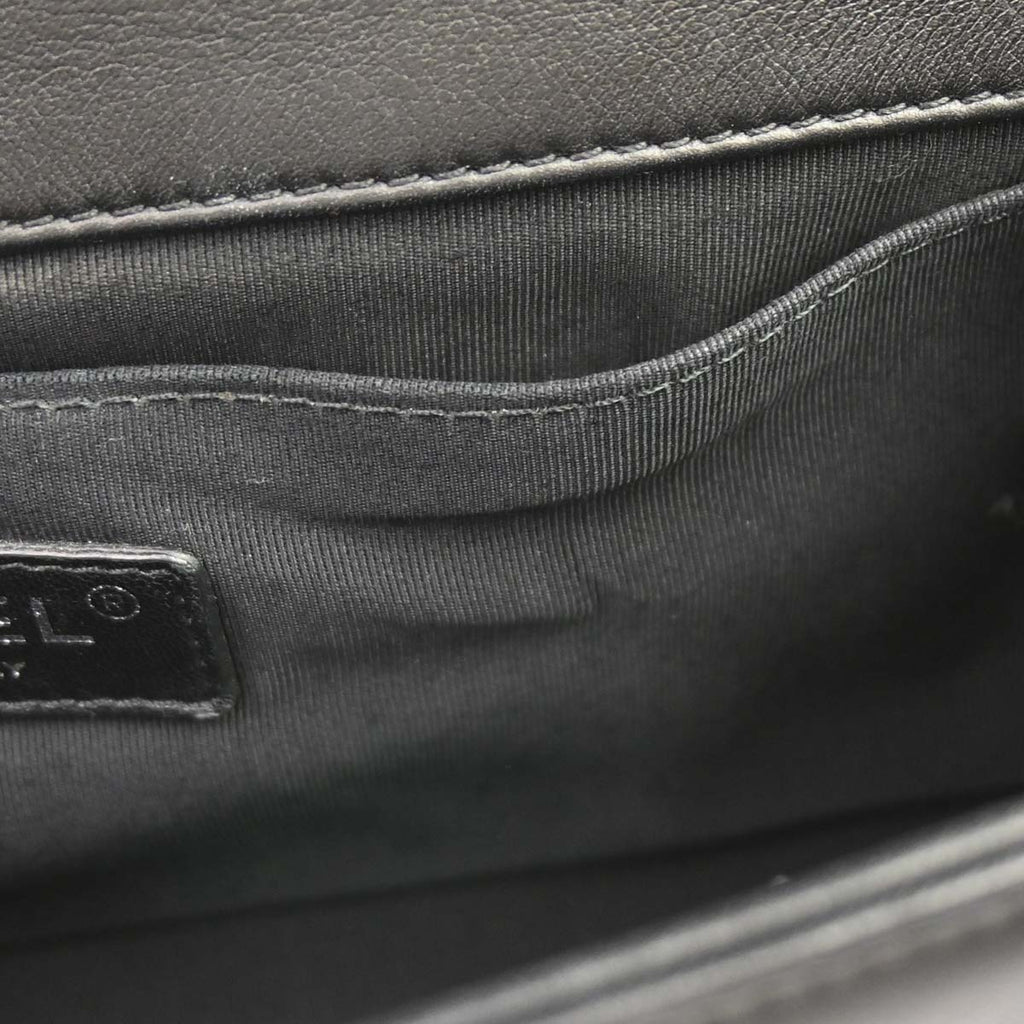 Boy Chanel Black Lambskin Medium Shoulder Bag