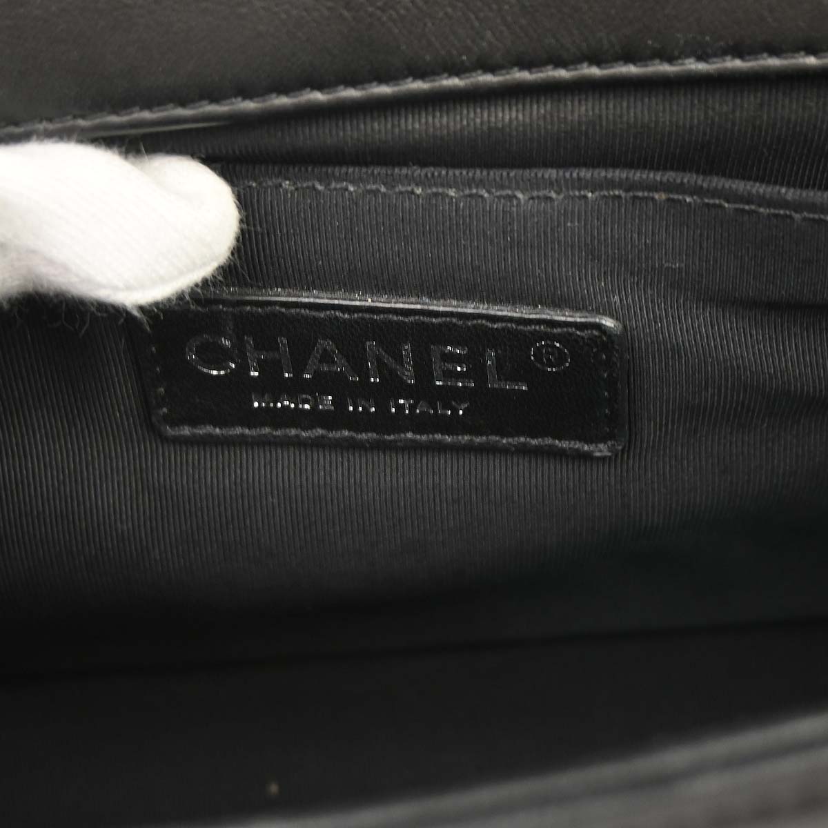 Boy Chanel Black Lambskin Medium Shoulder Bag