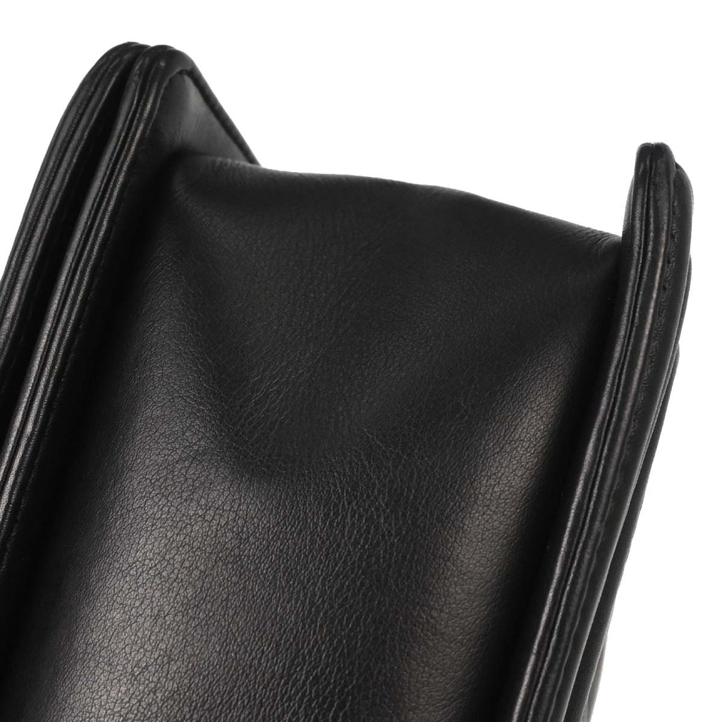Boy Chanel 2014 Black Lambskin Medium Shoulder Bag