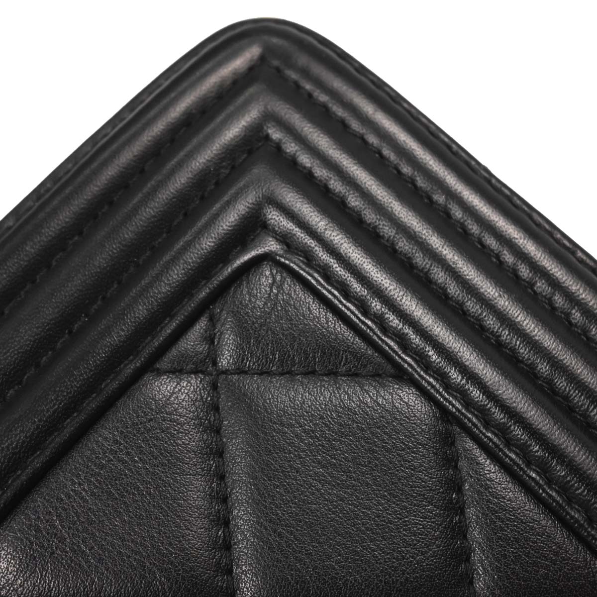 Boy Chanel 2014 Black Lambskin Medium Shoulder Bag