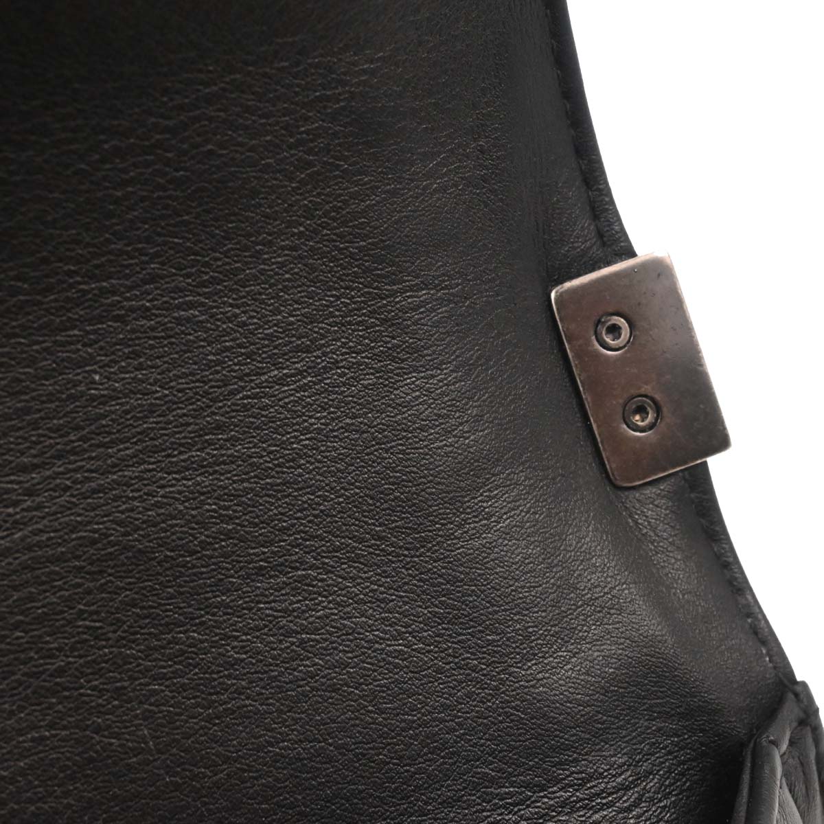 Boy Chanel 2014 Black Lambskin Medium Shoulder Bag