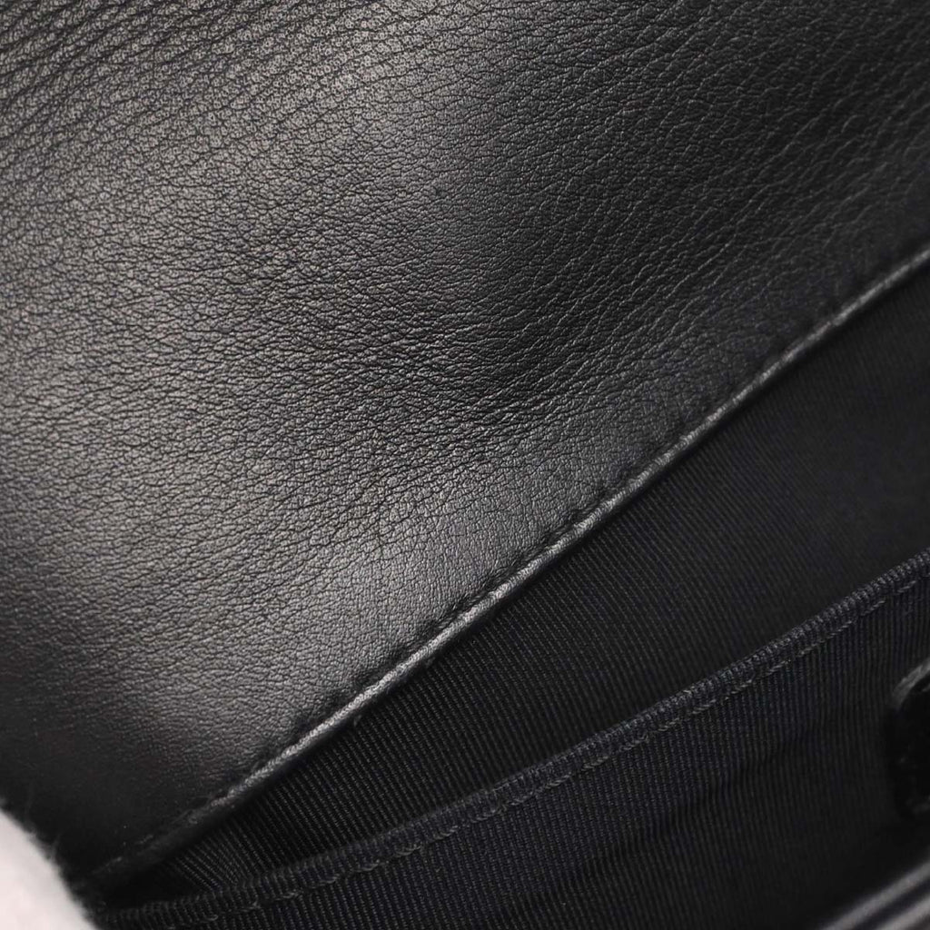 Boy Chanel 2014 Black Lambskin Medium Shoulder Bag