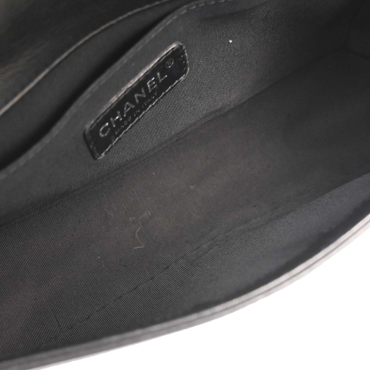 Boy Chanel 2014 Black Lambskin Medium Shoulder Bag