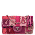 Chanel Pink Tweed Patchwork Shoulder Bag