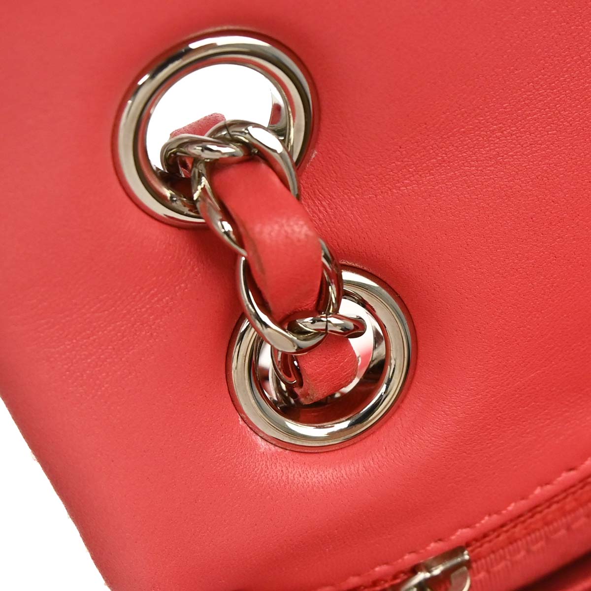 Chanel Pink Tweed Patchwork Shoulder Bag