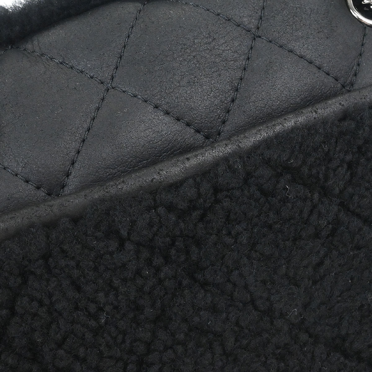 Chanel 2018-2019 Black Mouton Chain Tote Bag