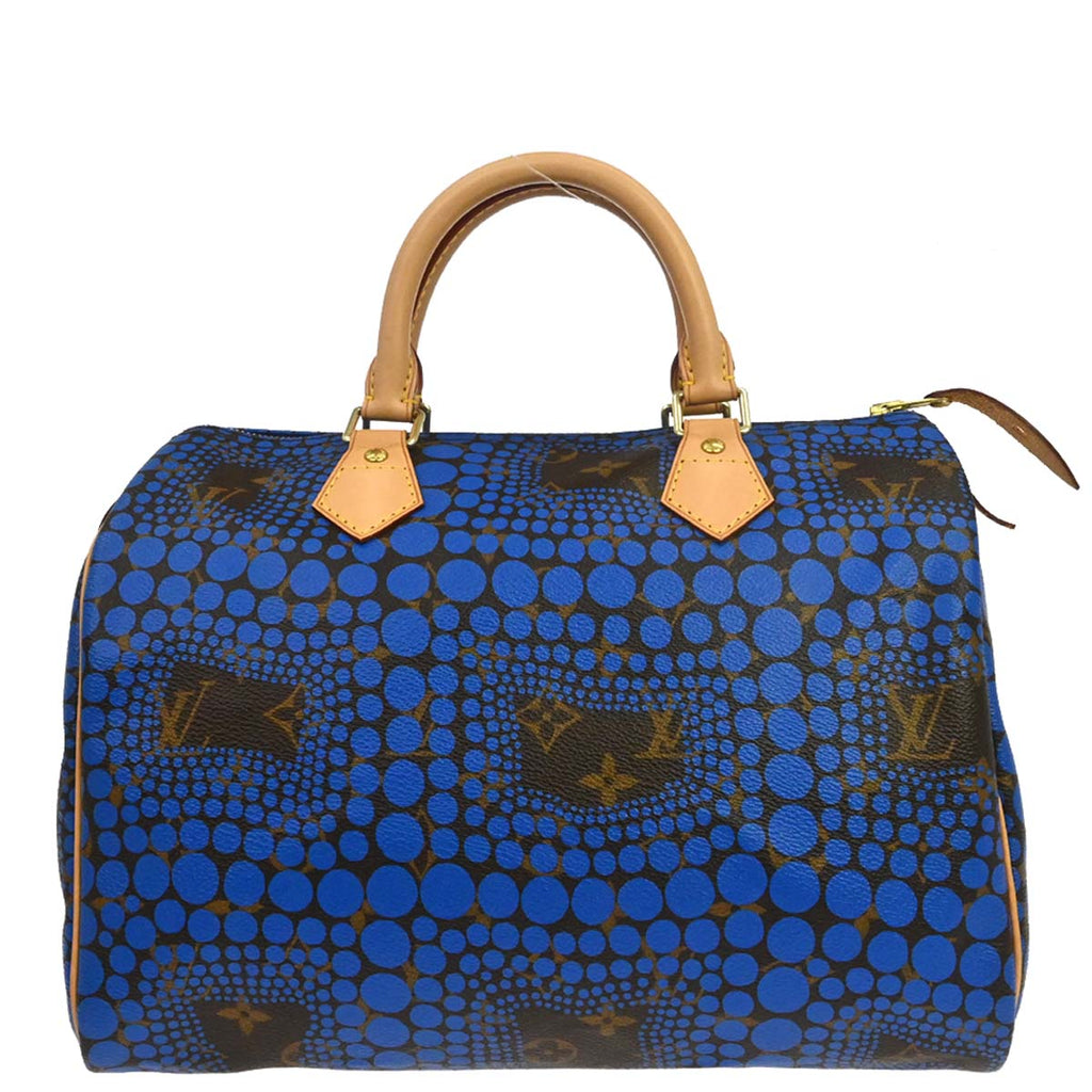 Louis Vuitton 2012 Blue Monogram Town Speedy 30 Handbag M40691