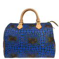 Louis Vuitton 2012 Blue Monogram Town Speedy 30 Handbag M40691