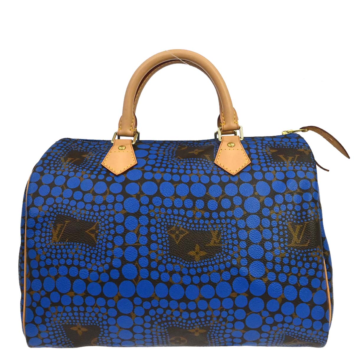 Louis Vuitton 2012 Blue Monogram Town Speedy 30 Handbag M40691