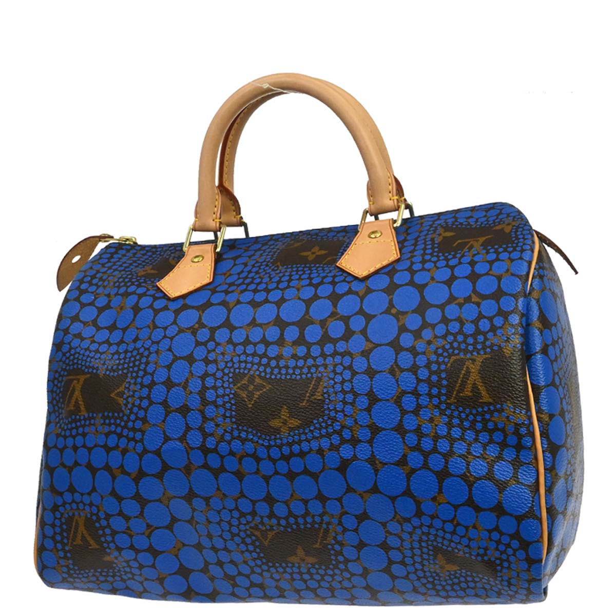 Louis Vuitton 2012 Blue Monogram Town Speedy 30 Handbag M40691