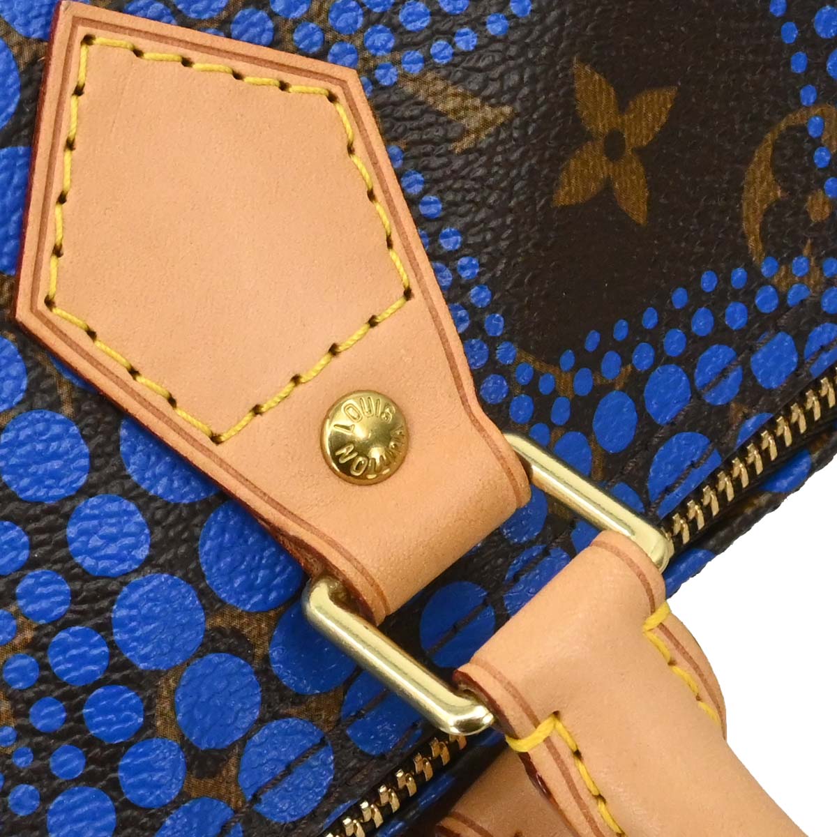 Louis Vuitton 2012 Blue Monogram Town Speedy 30 Handbag M40691