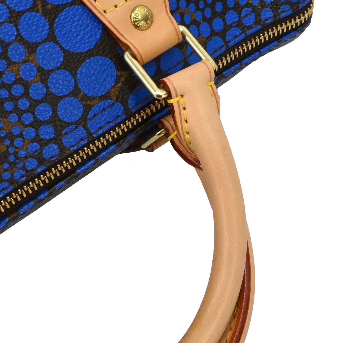 Louis Vuitton 2012 Blue Monogram Town Speedy 30 Handbag M40691