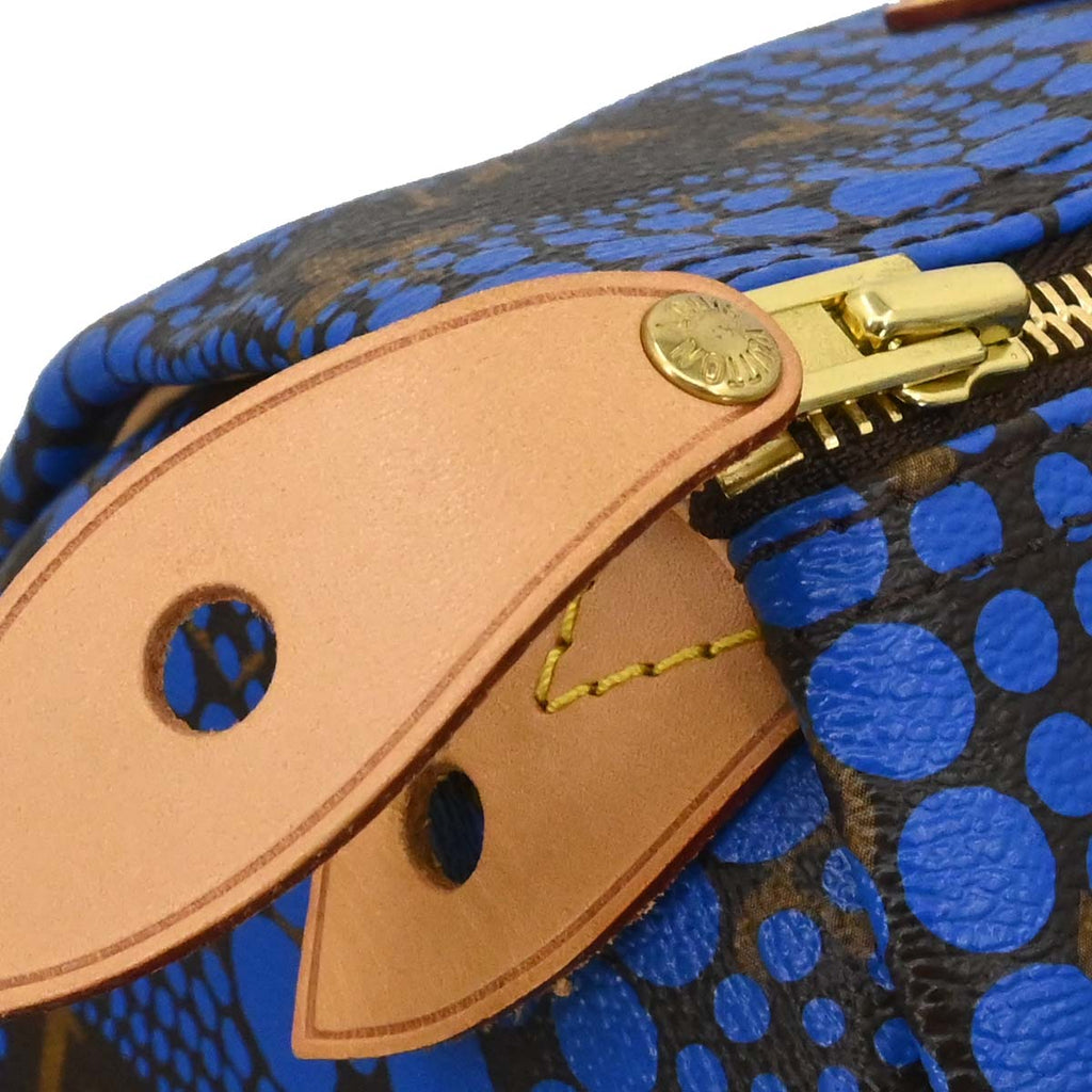 Louis Vuitton 2012 Blue Monogram Town Speedy 30 Handbag M40691
