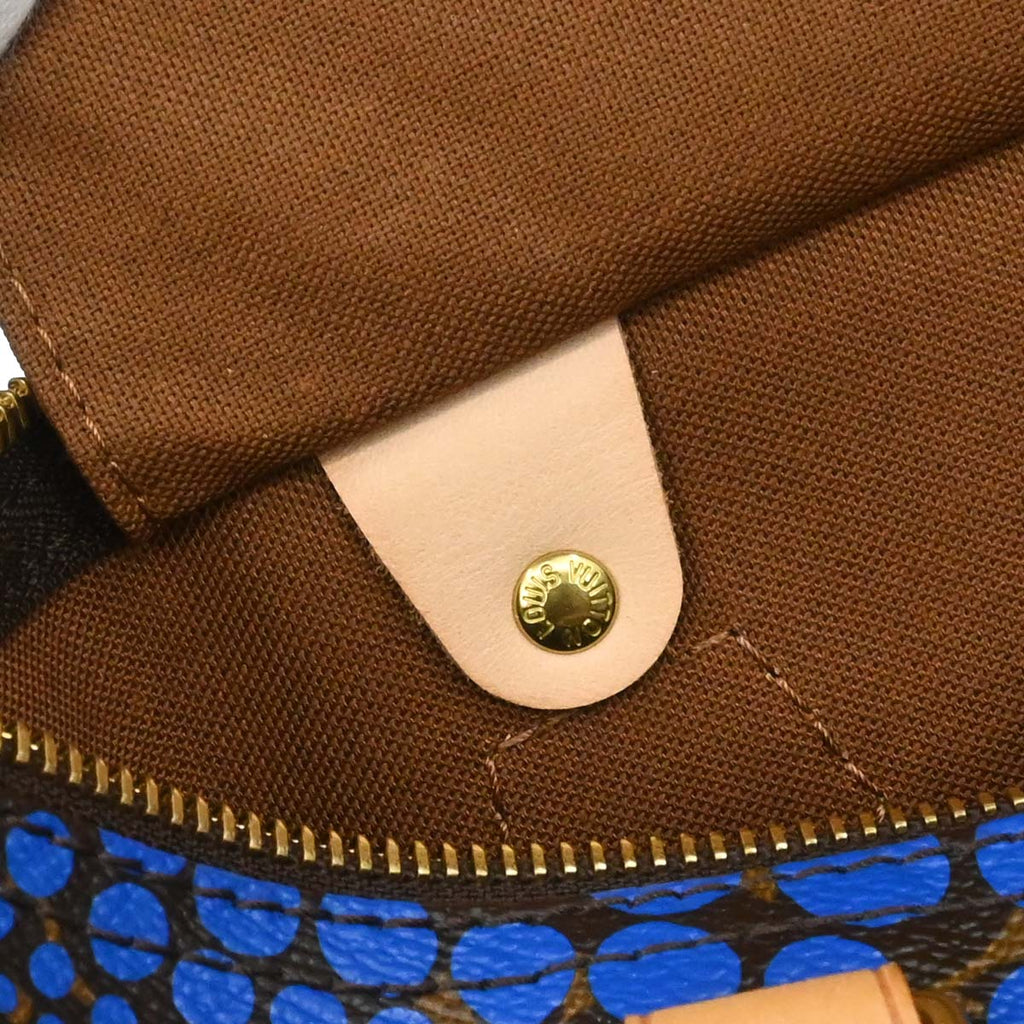 Louis Vuitton 2012 Blue Monogram Town Speedy 30 Handbag M40691