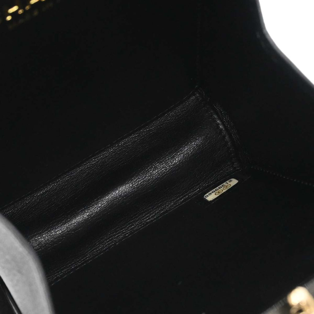 Chanel 2015-2016 Black Acrylic Rhinestone Plexiglass Mosaic No.5 Box Shoulder Bag