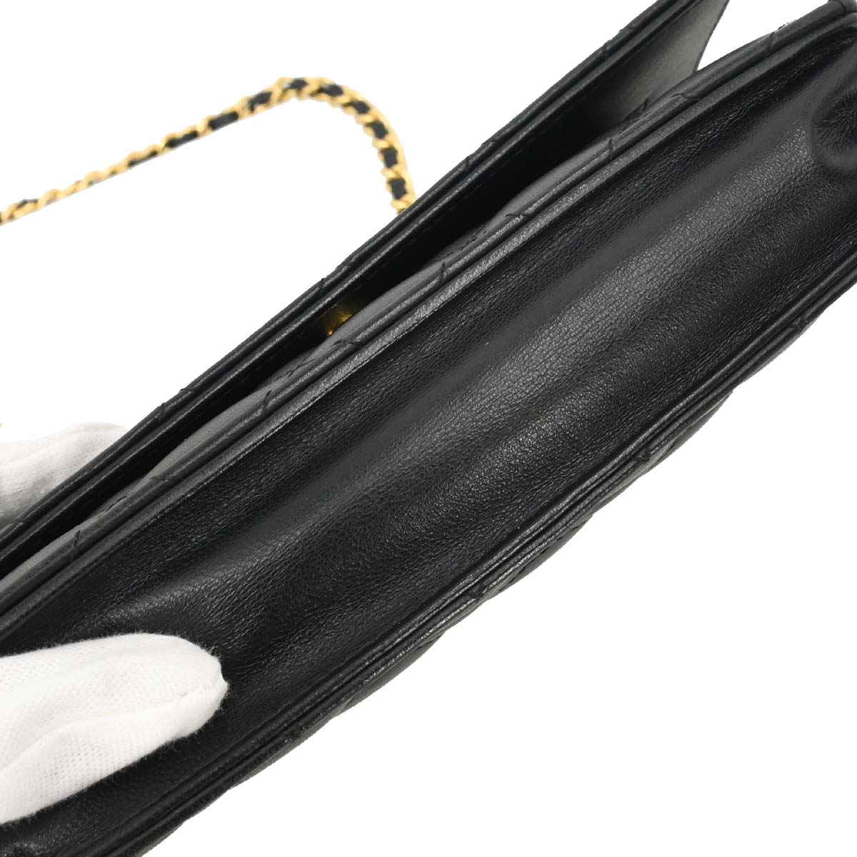 Chanel 2019 Black Lambskin Classic WOC Wallet on Chain Bag