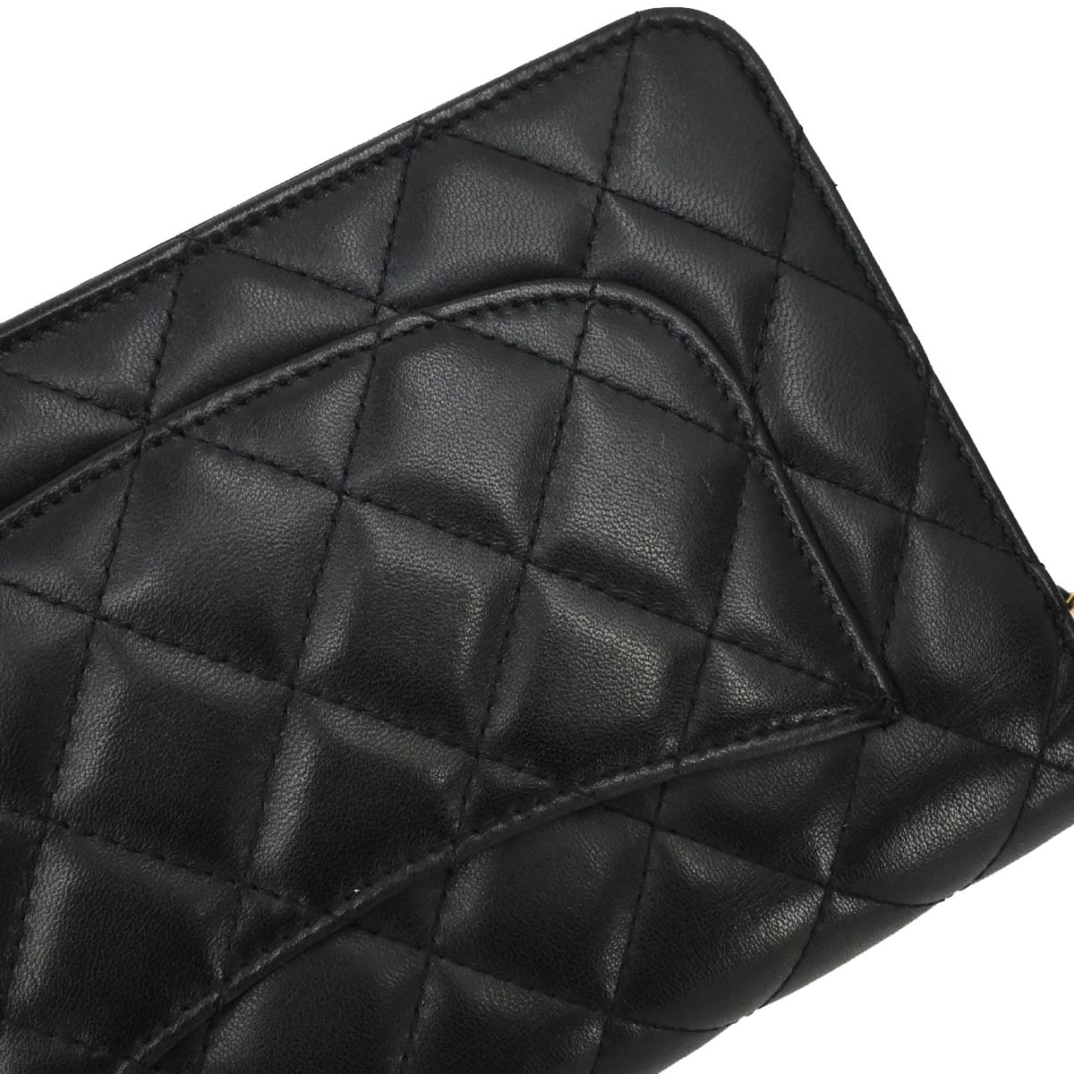 Chanel 2019 Black Lambskin Classic WOC Wallet on Chain Bag