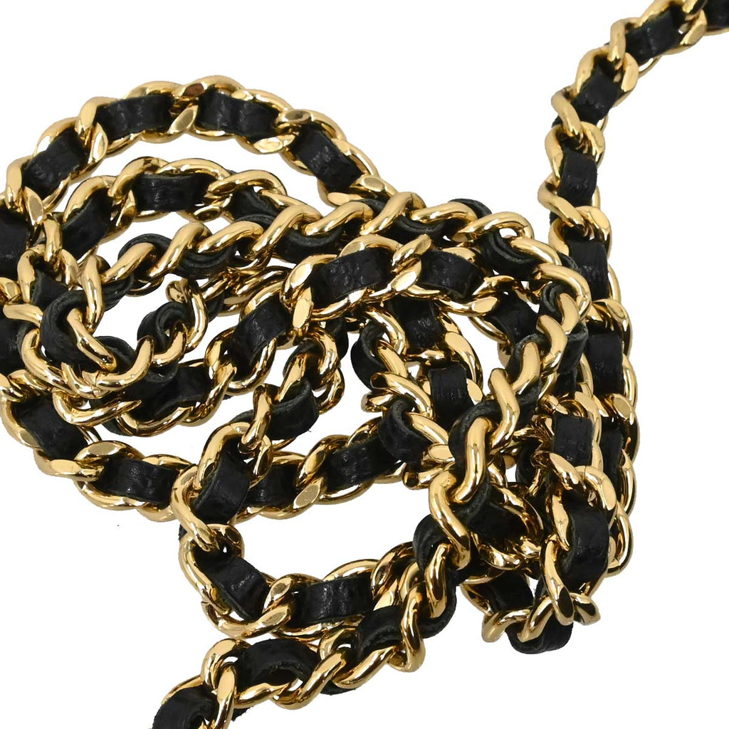 Chanel 2014-2015 Black Caviar Skin Classic WOC Wallet on Chain Bag
